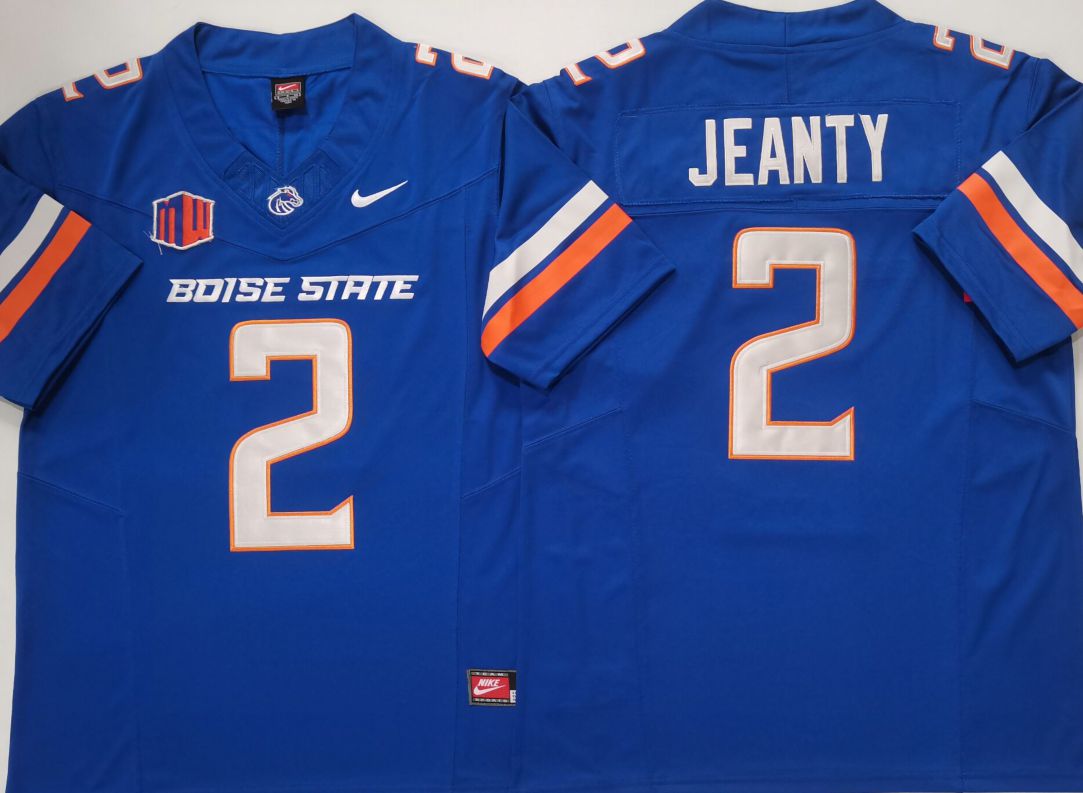 Men Boise State Broncos #2 Jeanty Blue 2025 Nike Limited NCAA Jersey->more ncaa teams->NCAA Jersey